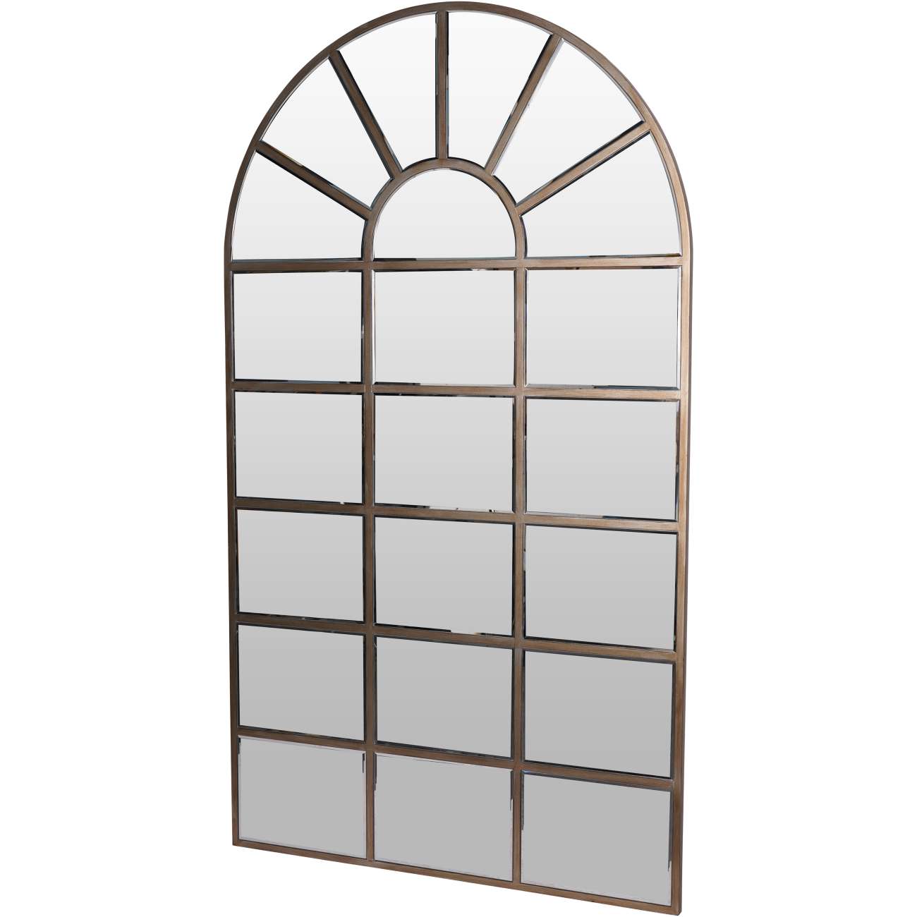 Blakely Gold Arch Window Full Length Leaner Mirror
